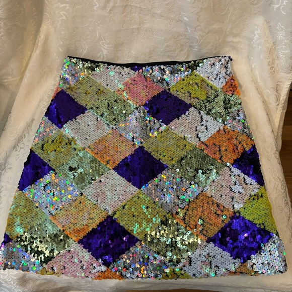 Forever 21 Multicolor Sequin Pencil Skirt - Picture 1 of 8